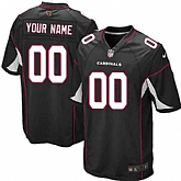 Youth Nike Arizona Cardinals Customized Black Team Color Stitched NFL Game Jersey,baseball caps,new era cap wholesale,wholesale hats